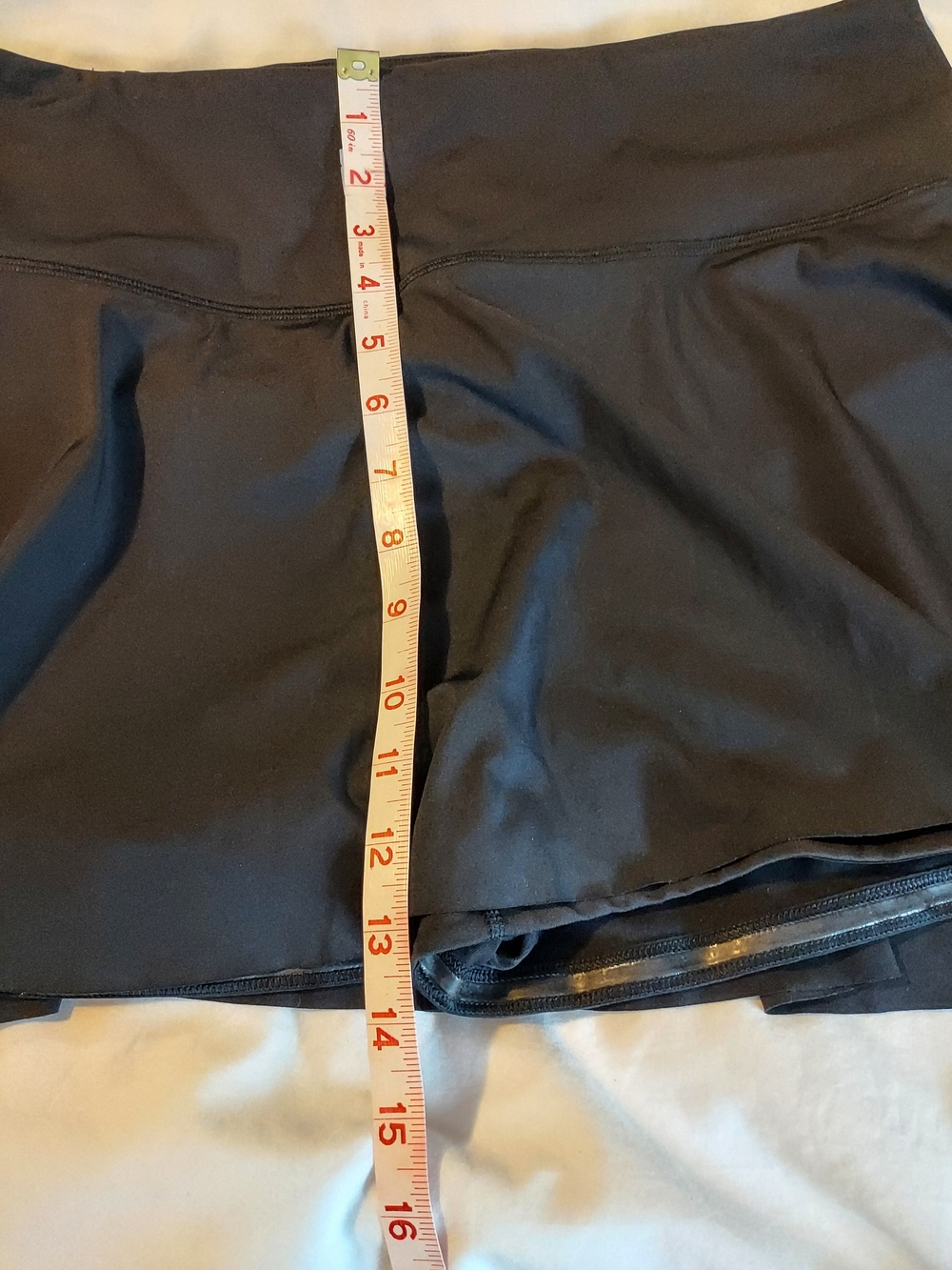 Athleta Black Ace Tennis Skort Pleated Athletic Mini Skirt Size L - Picture 6 of 9